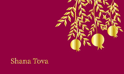 rosh Hashanah, Shana Tova, rosh Hashana, Hashanah rosh, jewish new year, Hashana rosh, pomegranate, pomegranates, pomegranate tree, pomegranate branch, pomegranate background, illustration, pomegranat