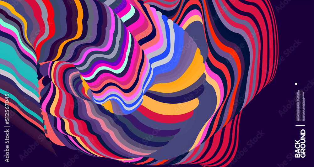 Poster vector colorful abstract fluid background for banner template