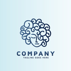 Logo Redesign for clean fun premium curly hair care line