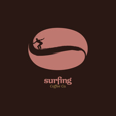 Surfing Coffee Logo