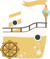 Baby Transport Vector illustration on white background