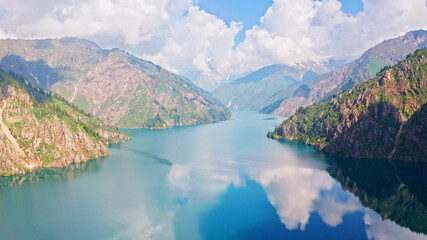 Beautiful mountain lakes, Sura Cheleg Reserve, Kyrgyzstan