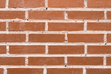 Obraz premium Red or brown brick wall texture old stone background