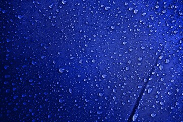 Fototapeta premium Water drops on the fabric