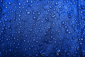 Water drops on the fabric