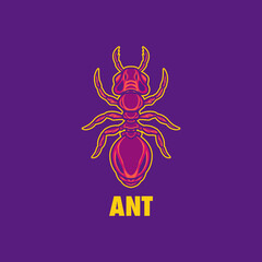 ANT MASCOT LOGO