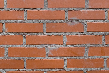 Red brown brick wall texture old stone background masonry
