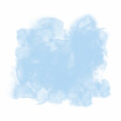 Abstract Watercolor Background Pastel Blue
