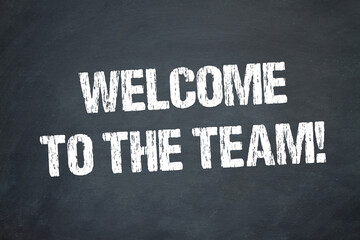 Welcome to the Team!	