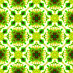 Chevron Geometric Medallion. Teal, Green, Mint