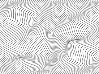 Warped gray lines.Wavy overlay lines.