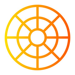 Obraz premium color wheel gradient icon