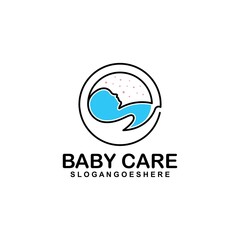 Baby care Logo Template Design Vector. Design concept for Baby care, health service and business