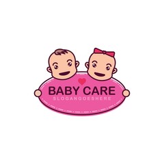 Baby care Logo Template Design Vector. Design concept for Baby care, health service and business