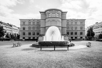 Dandelion Fountain at Norra Latin in Stockholm
