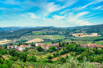 Fototapeta na wymiar San Gimignano, Toscana, Italy