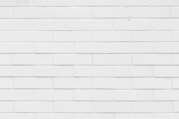 White brick wall bright texture block light background, close up