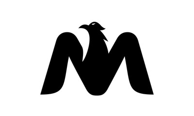 M eagle logo design