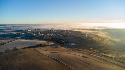 Mar de nubes en MOTA DEL MARQUÉS (VALLADOLID)