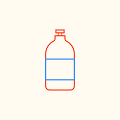 bottle vector for website symbol icon presentation