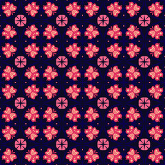 Seamless Background Garden Nature Butterfly Damask Pattern Art