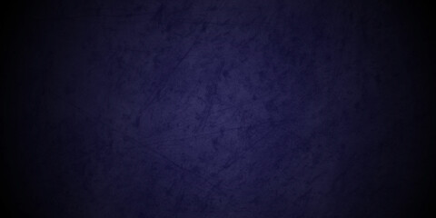 Blue background, grunge texture in old vintage backdrop background design, black grungy distressed textured border and shiny metal center, painted dark blue wall backdround.