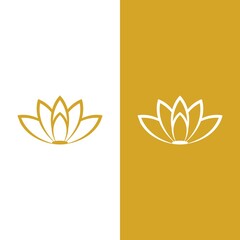 Fototapeta na wymiar Beauty Vector lotus icon