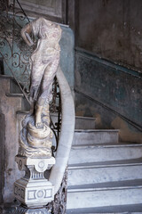 woman and stairs