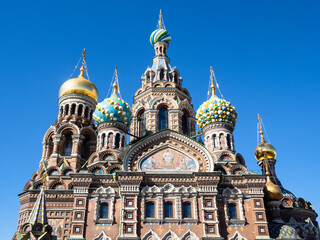 towers of Church of the Savior on Spilled Blood