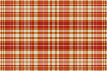 Tartan plaid pattern with texture and warm color.