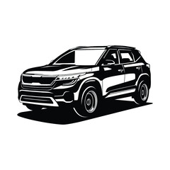 illustration of a car car vector car vector logo 