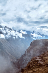 Colca Canyon in the Andes, Peru.