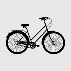 Fototapeta premium Bicycle SVG Cut File, Mountain Bike Svg, Cycle Svg, Racing Cycle Svg, Cycling Svg, Sport Svg, Bicycle With Basket Svg, Retro Bike Svg, Vintage Bike Svg, Adult Bike Svg, 