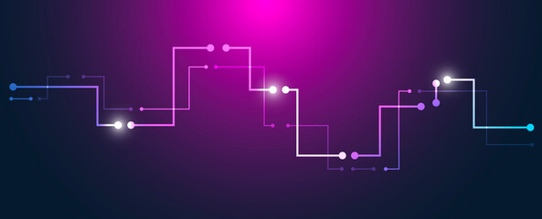  linee, squadrate, circuito, energia, collegamenti