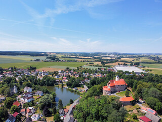view of the schönfels saxony