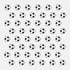 Naklejka premium Soccer ball on a white background. Vector illustration.
