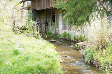 Bavarian wooden farmhouse