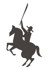 brazilian warrior in horse