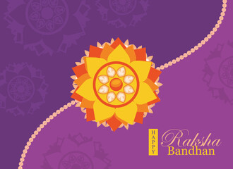raksha bandhan lettering poster
