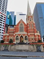 Obraz premium Methodist Albert Street Uniting Church-Albert and Ann streets corner. Brisbane-Australia-002