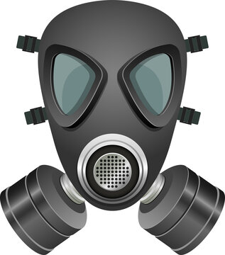 Gas mask clipart design illustration