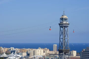 Fotobehang Barcelona barcelona cable car  © Maximilian