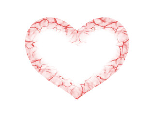 Fototapeta premium Heart Frame Background