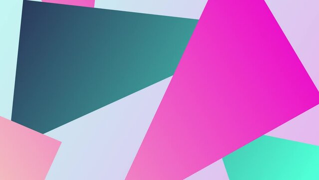 Abstract animation triangular shape background. Seamless 4k video background.