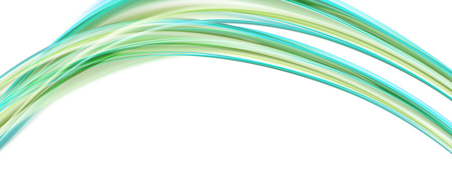 Abstract eco wave panorama background design illustration with space for text