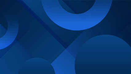 Modern dark blue abstract background. Vector abstract with science, futuristic, energy technology concept over dark blue background. Blue business presentation background