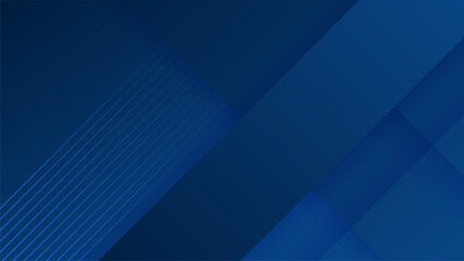 Modern dark blue abstract background. Vector abstract with science, futuristic, energy technology concept over dark blue background. Blue business presentation background