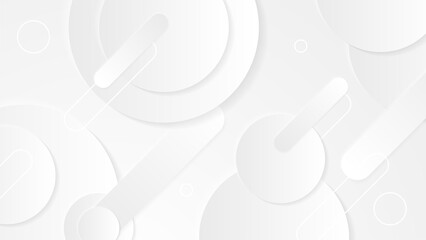 Abstract white background. Minimal geometric white light background abstract design.