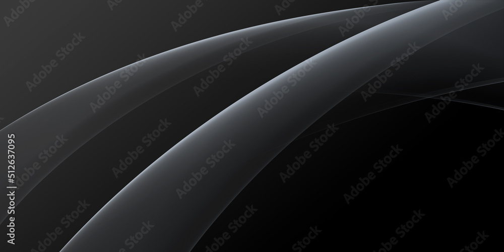 Poster dark color abstract background in minimalist style made from blue and white color lines, waves.