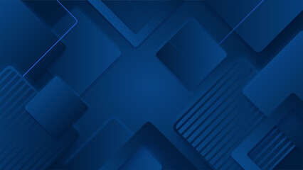Fototapeta premium Modern dark blue abstract background